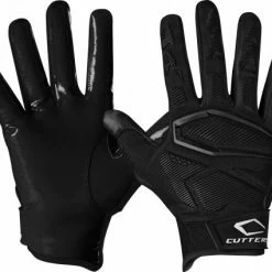 Cheap ❤️ Cutters Gamer 4.0 Adult Football Gloves Black 🔥