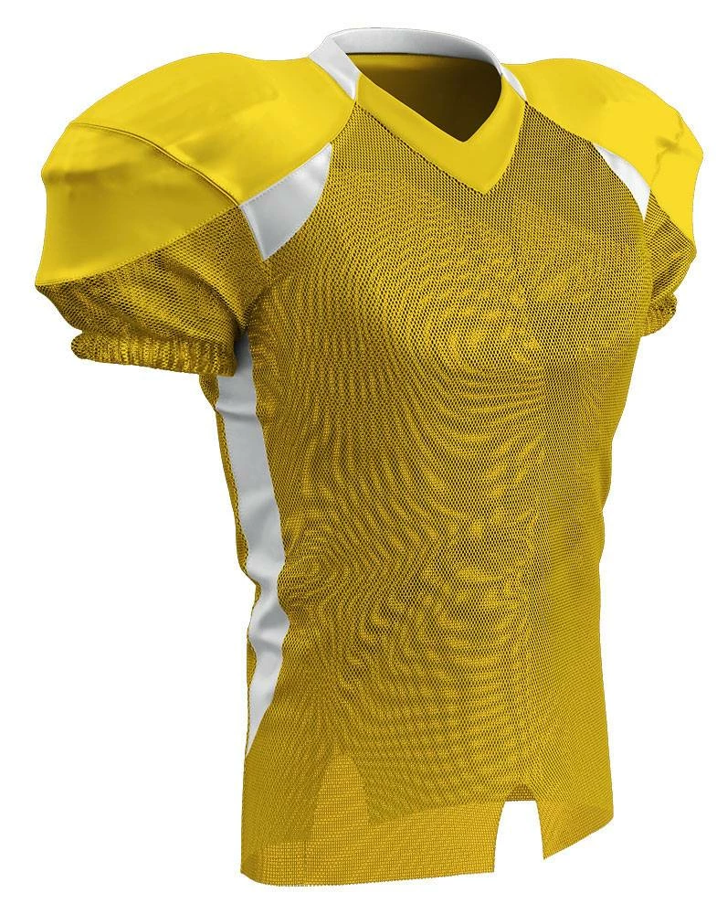 Discount 👏 Champro Huddle Youth/Adult Custom Football Jersey Adult, Youth Adult Football Navy/Gold ⭐ - Image 9