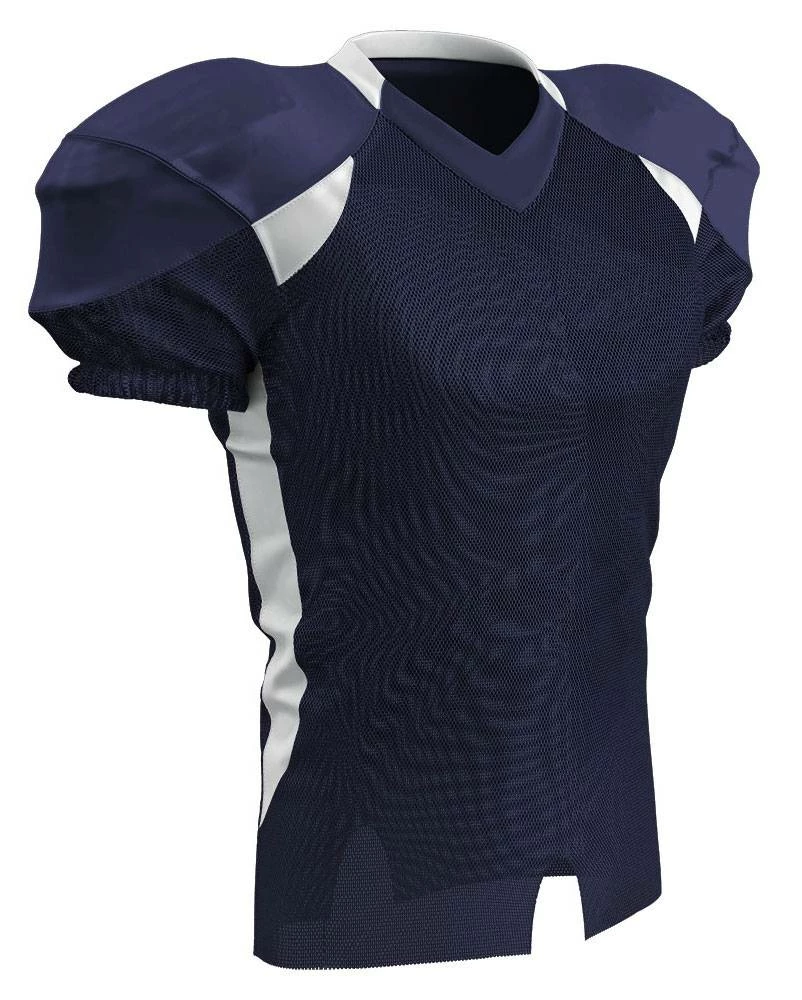 Discount 👏 Champro Huddle Youth/Adult Custom Football Jersey Adult, Youth Adult Football Navy/Gold ⭐ - Image 13