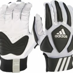 Best Pirce 😉 Adidas Youth Scorch Destroy 2 Football Lineman Gloves Football Glove White/Black 😀