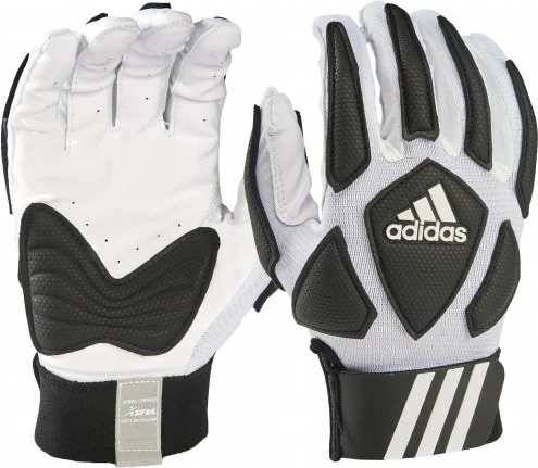 Best Pirce 😉 Adidas Youth Scorch Destroy 2 Football Lineman Gloves Football Glove White/Black 😀