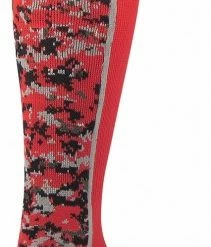 Discount 🌟 Twin City Digital Camo Knee High 🧦 Socks Men's, 👩 Women's, Boys', 👧 Girls' Scarlet 🔥