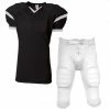 Deals 🎁 A4 Rollout Youth/Adult Custom Football Uniform With Integrated Football Pants Adult, Youth Adult Football Uniform White/Black 🧨