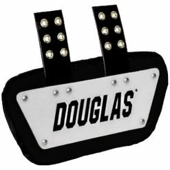 Cheap ⭐ Douglas Custom Pro CP Series Removable Football Back Plate - 4 Inch Adult, Youth Adult Football Back Plate White/Black 😀