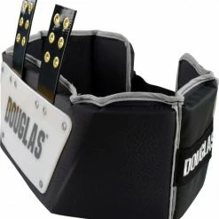 Flash Sale 🎁 Douglas Custom Pro Rib Combo W/O Plastic Football Rib Protector Adult Black/Silver ⭐