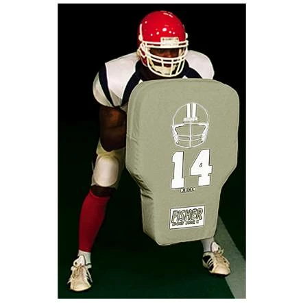 Cheapest 🥰 Fisher Athletic Fisher HD104 31" X 21" Contour Football Body Shield Youth, Adult Football Equipment Gray 🔔 - Image 10
