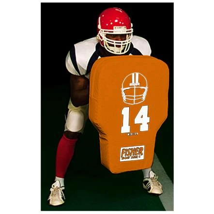 Cheapest 🥰 Fisher Athletic Fisher HD104 31" X 21" Contour Football Body Shield Youth, Adult Football Equipment Gray 🔔 - Image 9