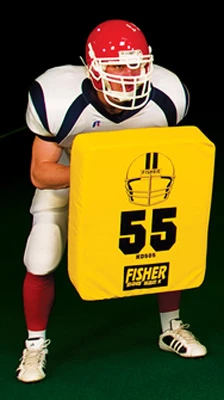 New 👏 Fisher Athletic Fisher HD505 25" X 20" Rectangular Football Body Shield Youth, Adult Football Equipment ⭐