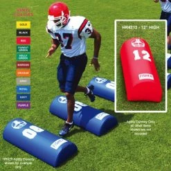 Brand new 🎉 Fisher Athletic Fisher 42" X 16" X 12" Half Round Football Agility Dummy Youth Football Equipment 😀