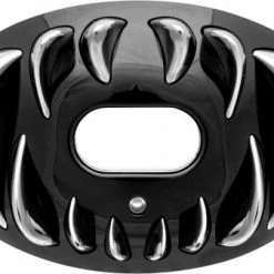 Brand new ⌛ Battle Sports Oxygen 3D Predator Lip Protector Mouthguard Adult, Youth Mouth Guard Black/Silver 💯