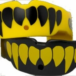 Promo 😍 Battle Sports Fang Youth Lip Protector Mouthguard - 2 Pack Mouth Guard Yellow 👍