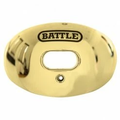 Brand new 🌟 Battle Sports Oxygen Chrome Lip Protector Mouthguard Adult Mouth Guard Silver 👏