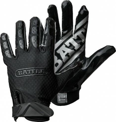Top 10 โ๏ธ Battle Sports Triple Threat Adult Receiver Gloves Football Glove Black โจ