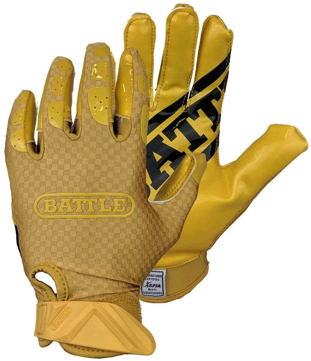 Top 10 โ๏ธ Battle Sports Triple Threat Adult Receiver Gloves Football Glove Black โจ - Image 4