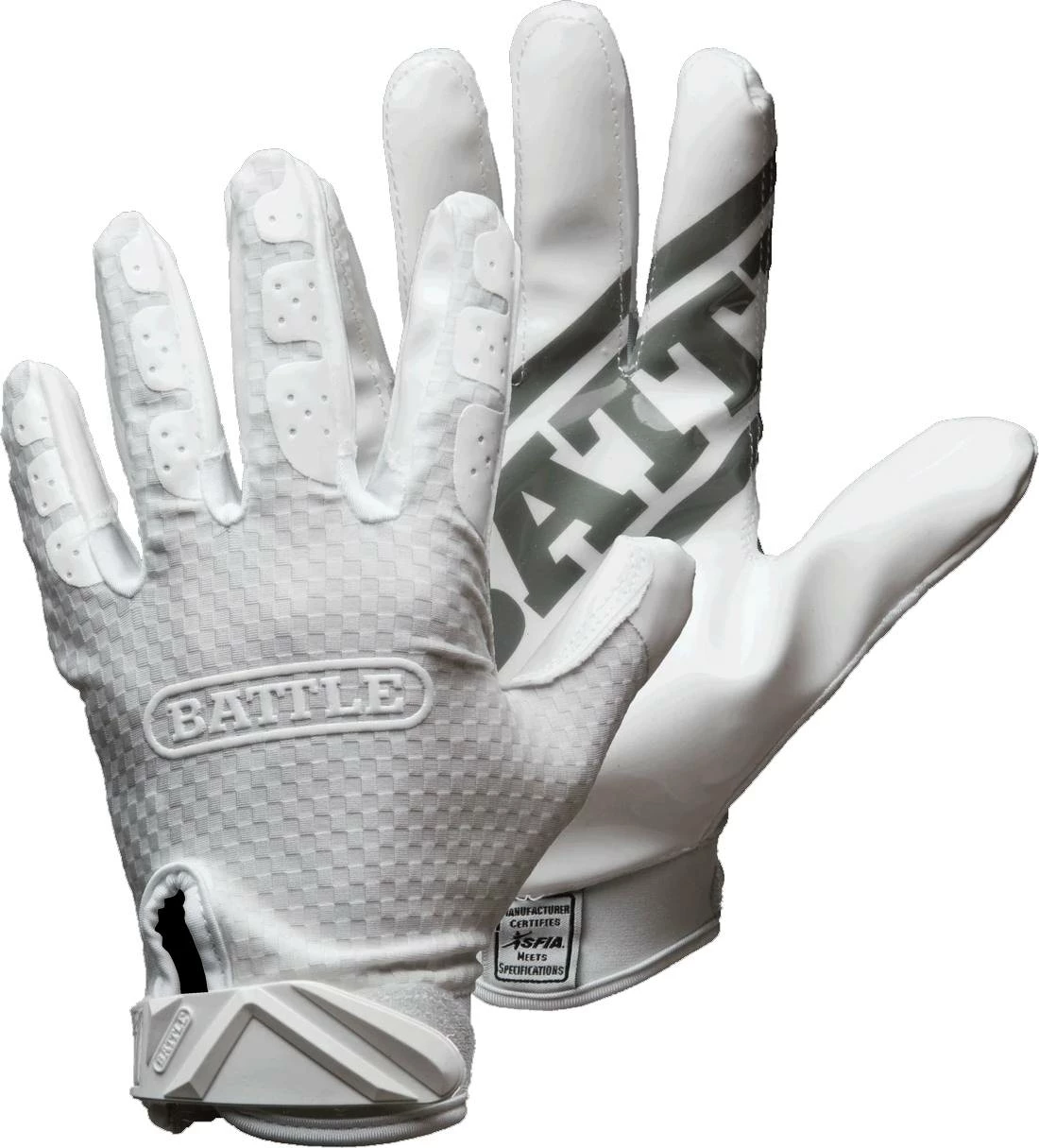 Top 10 โ๏ธ Battle Sports Triple Threat Adult Receiver Gloves Football Glove Black โจ - Image 6