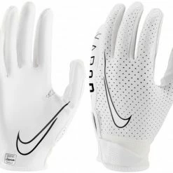 Flash Sale 🔥 Nike Vapor Jet 6.0 Youth Football Gloves White/Red/Blue 🎉