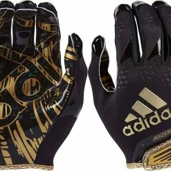 Flash Sale 👍 Adidas Adizero 12 Adult Football Receiver Gloves Football Glove White/Forest 😉
