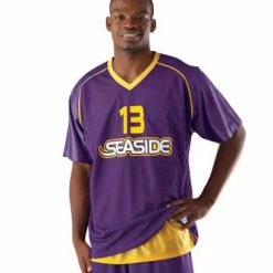 Outlet 🔥 Alleson Athletic Alleson Reversible Blank Adult Touch Football Jersey Men's Practice / Game Football 🔥