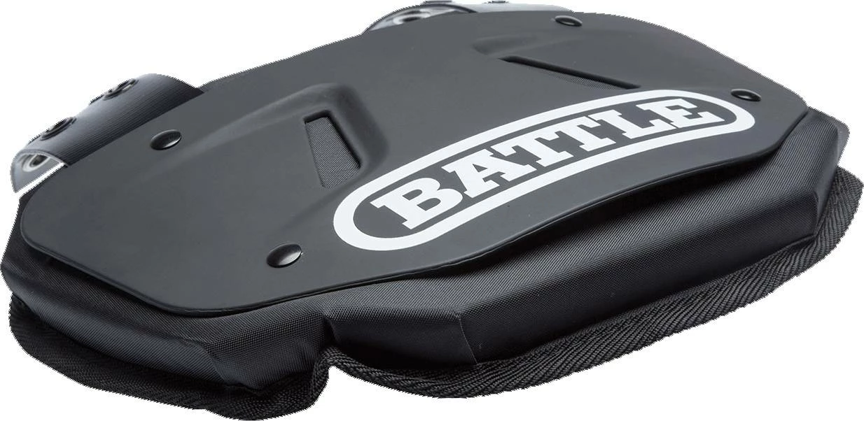 Buy ๐ฏ Battle Sports Back Bone Adult Football Back Plate Gold/Black ๐ - Image 2