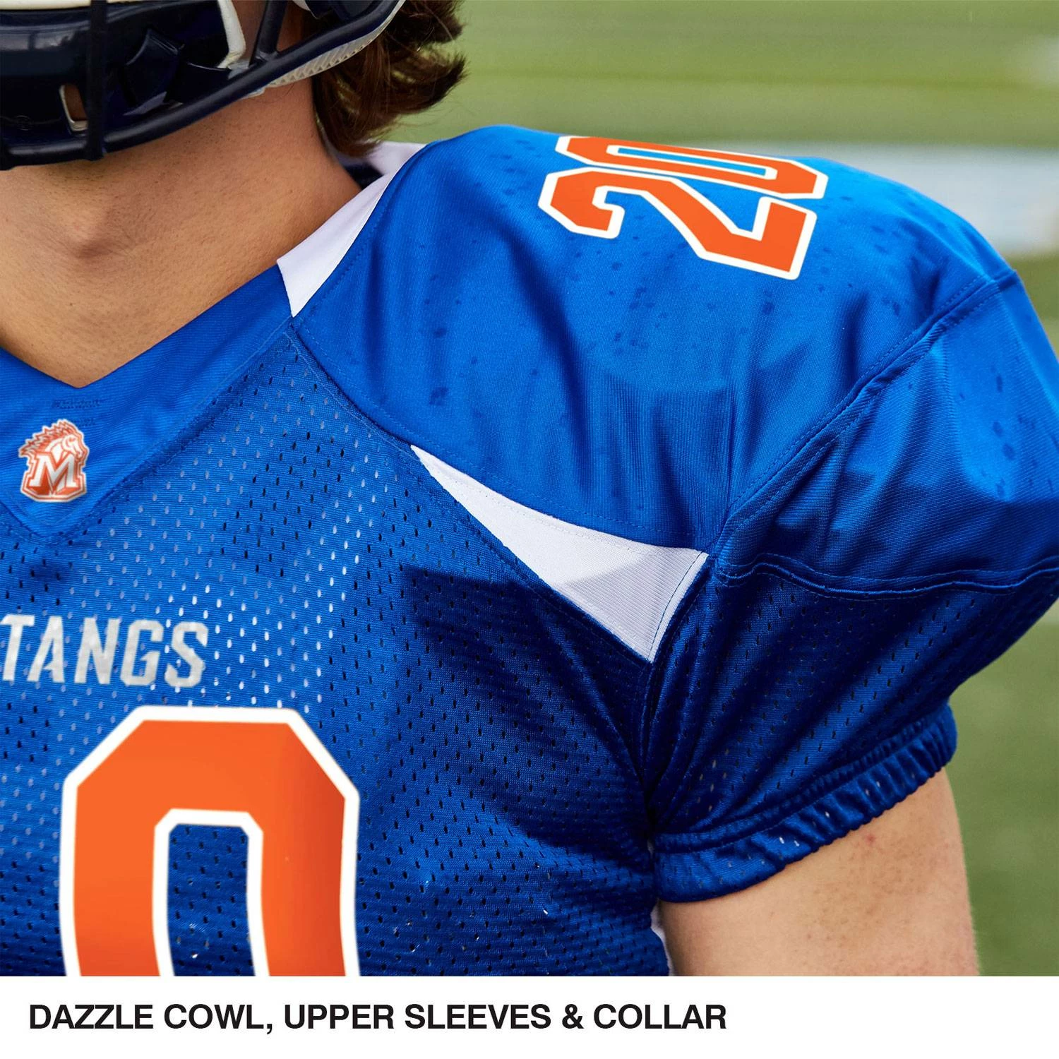 Discount 👏 Champro Huddle Youth/Adult Custom Football Jersey Adult, Youth Adult Football Navy/Gold ⭐ - Image 3