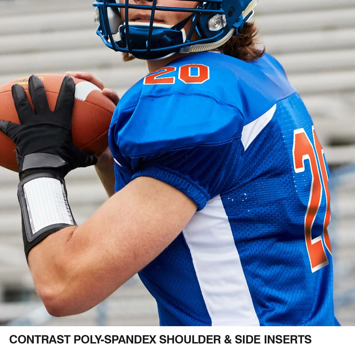 Discount 👏 Champro Huddle Youth/Adult Custom Football Jersey Adult, Youth Adult Football Navy/Gold ⭐ - Image 4