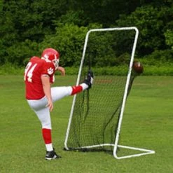 Promo 🎁 Fisher Athletic Punt2 Portable Kicking Cage And Net Youth, Adult Football Equipment ❤️