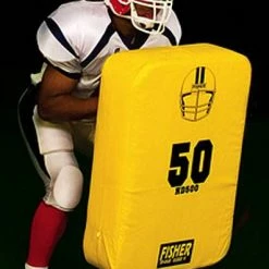 Coupon ๐ Fisher Athletic Fisher HD150 30" X 18" X 4" Curved Football Shield Adult Football Equipment ๐งจ