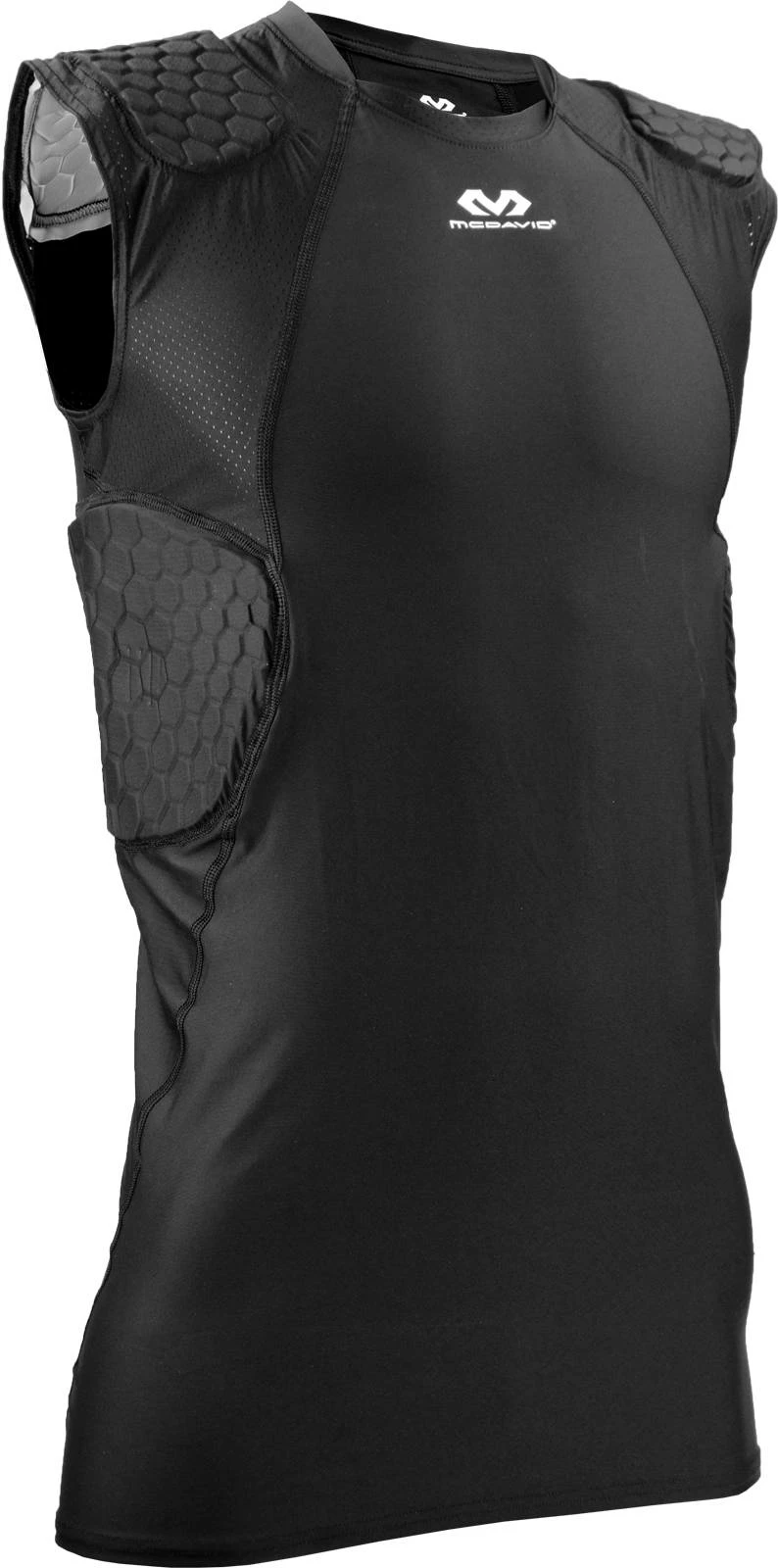Brand new ๐ฅ McDavid HexPad Sleeveless 5-Pad Men's Padded Football ๐ Shirt Adult Black ๐