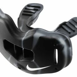 Deals ⌛ Nike Alpha Youth Lip Protector Mouthguard Mouth Guard White/Black/Grey 😍