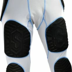 Budget 🤩 Sports Unlimited Adult 7 Pad Integrated Football Girdle - Flex Thigh Pads Black 🔥