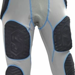 Discount 👏 Sports Unlimited Adult 7 Pad Integrated Football Girdle - Hard Thigh Pads Black ✔️